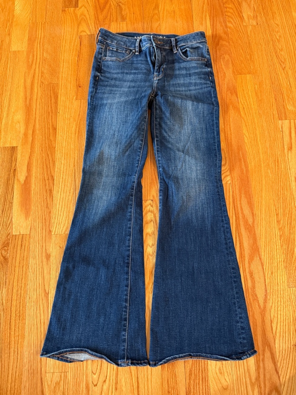 American Eagle Outfitters Next Level Low-Rise Flare Jeans